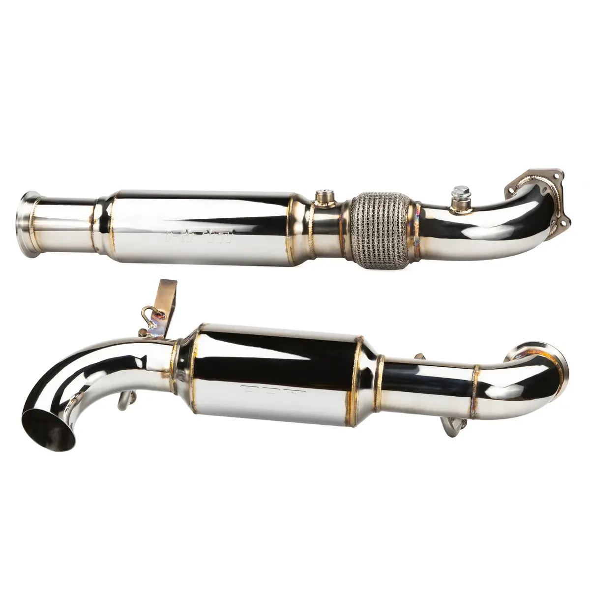 Rpm Rzr Pro Xp & Turbo R/Pro S Full 3" Exhaust - Rpm Monster Core 3" Muffler & Mid Pipe 1