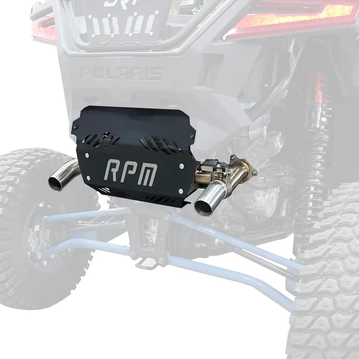 Rpm Rzr Pro Xp & Turbo R/Pro S E-Valve Muffler - Dual Tip Captains Choice Exhaust - 2020-2026 Pro Xp & Turbo R 1