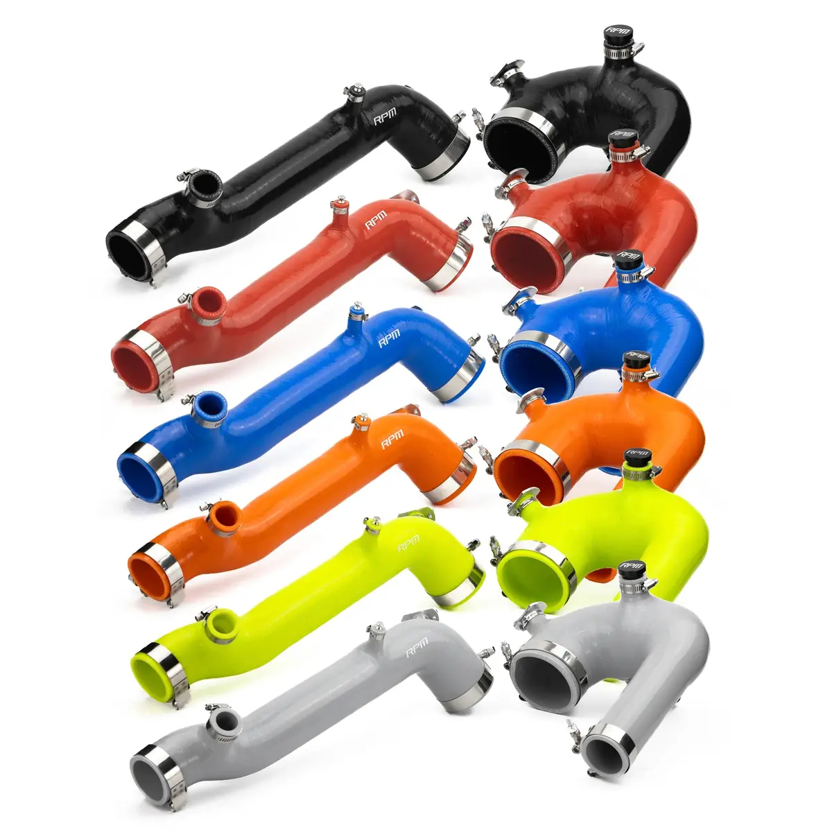 Rpm Polaris Rzr Turbo Xpt Xp4 Turbo S Silicone Intake & Charge Tube Set 1