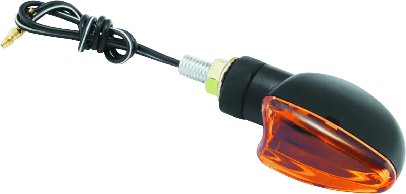 Bikemaster Ministalk Marker Light V-Shape - Black/Amber 1