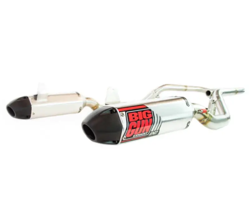 Big Gun 06-14 Yamaha Raptor 700 Exo Aluminum Dual Full Syst Exhaust 1