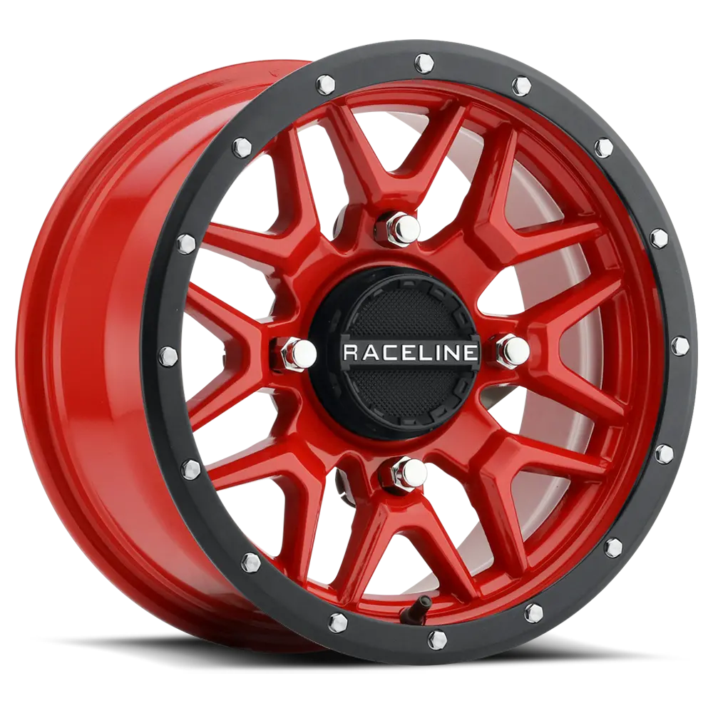 Krank Wheel 15X7 4/156 5+2 (+10Mm) Blk/Red - 570-1688 1
