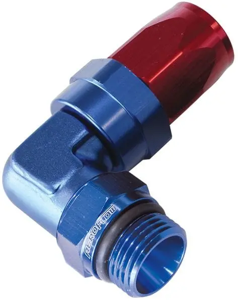 Orb Taper Swivel Fitting: 90° -16An Hose End Adapter 1