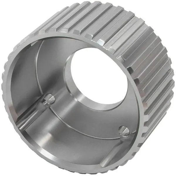 Gilmer Drive Af59-3003C Crankshaft Pulley – Lightweight Silver-Anodized Aluminum 1