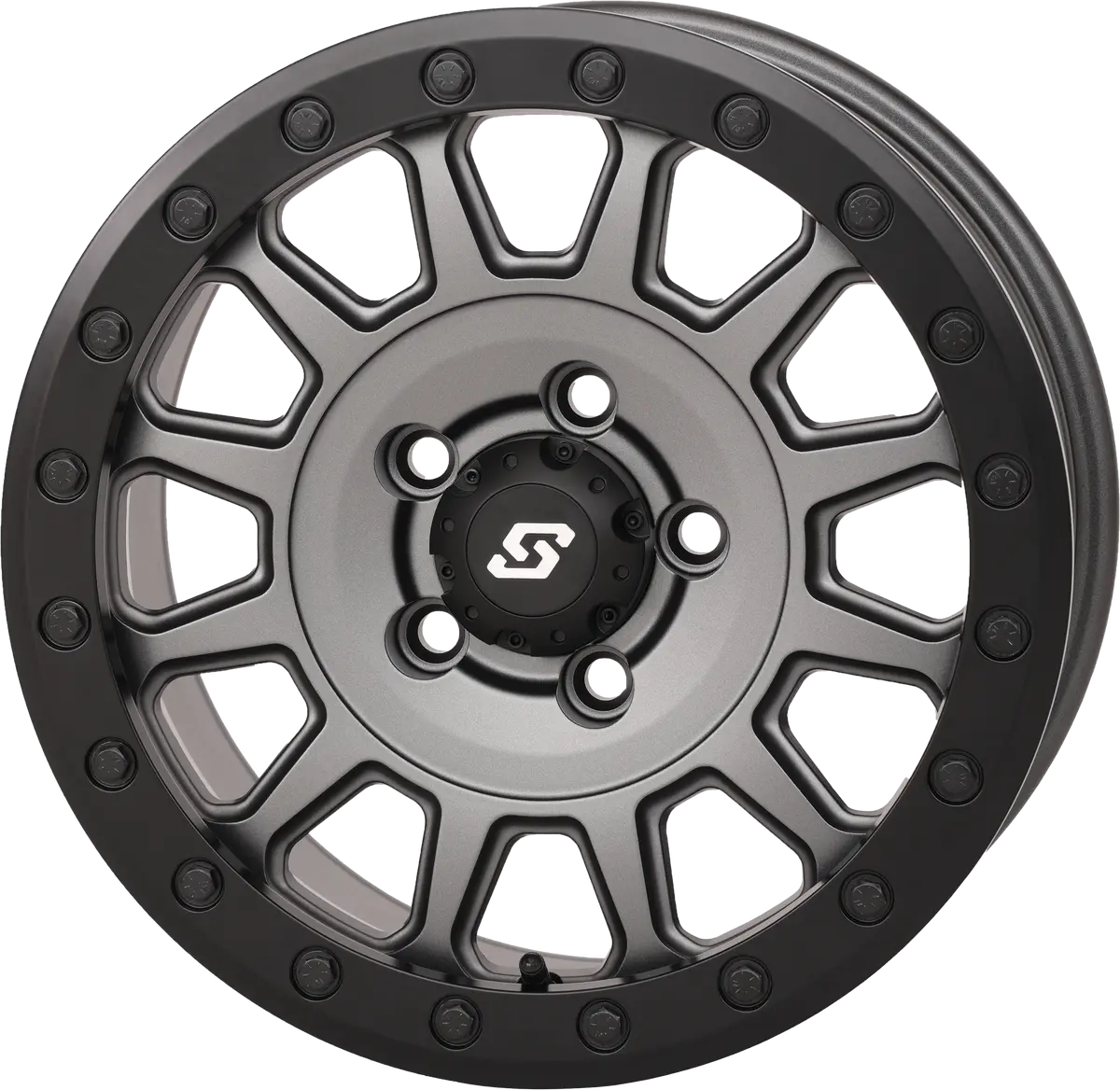 Adapt Wheel 15X7 5+2 5/4.5 Matte Gun Metal Grey - 570-9124 1