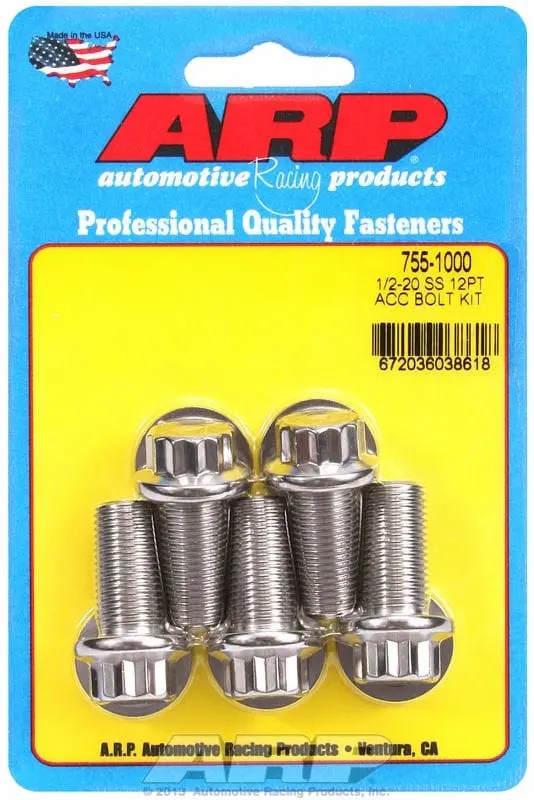 Ar755-1000 Stainless Steel 12-Point Bolt Kit (5-Pack) 1