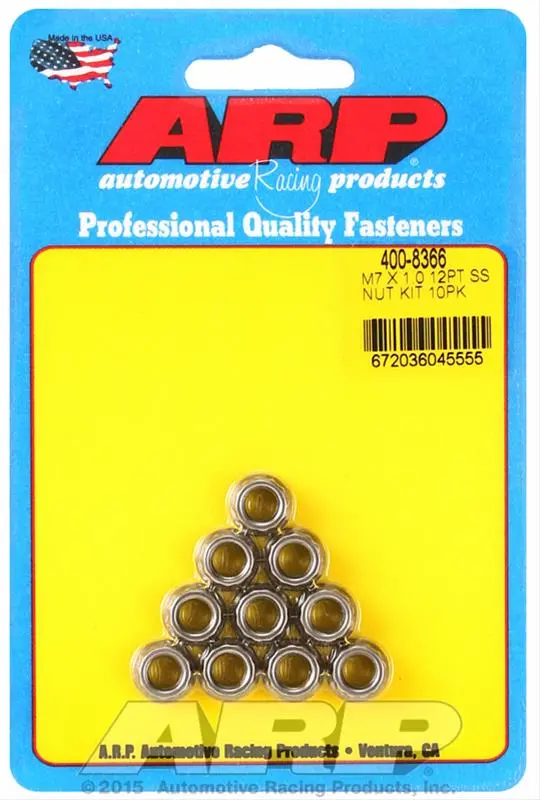 Arp 12-Point Heavy-Duty Engine Fastener Nuts – 400-8366 1