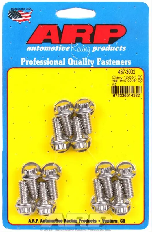 Arp Differential Cover Fasteners – Corrosion-Resistant Stainless Bolts 437-3002 1