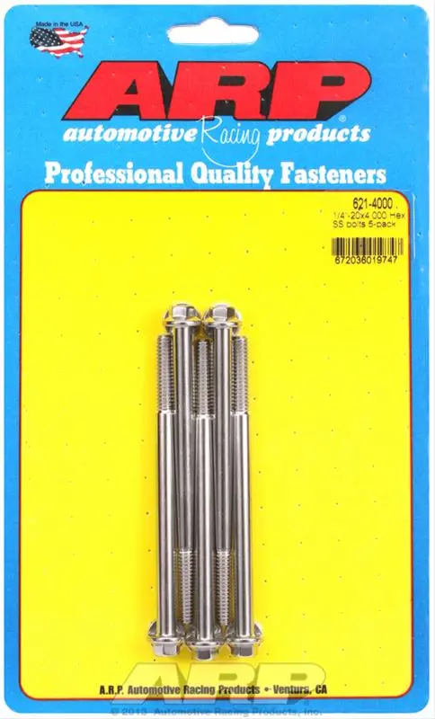 Arp Stainless Steel Fasteners – High-Strength Bolt Kit 621-4000 1