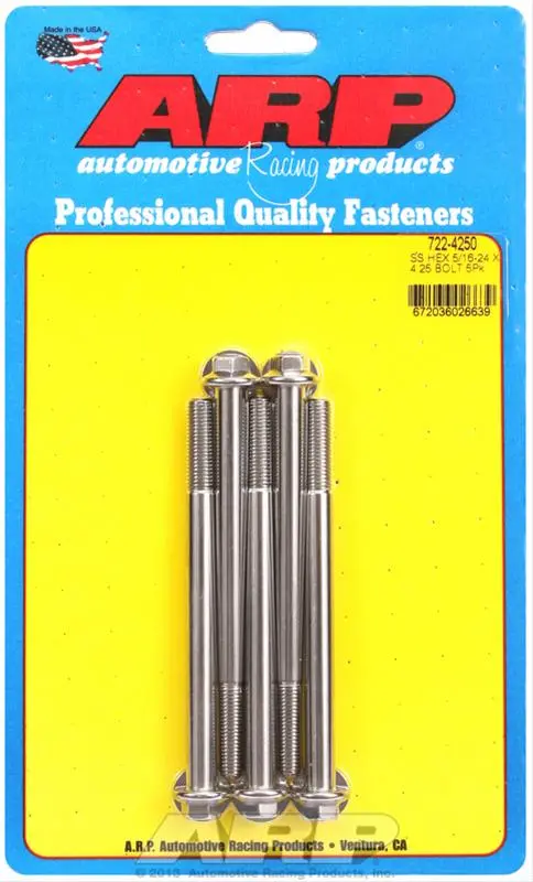 Arp Stainless Steel High-Strength Bolts – Set 722-4250 1
