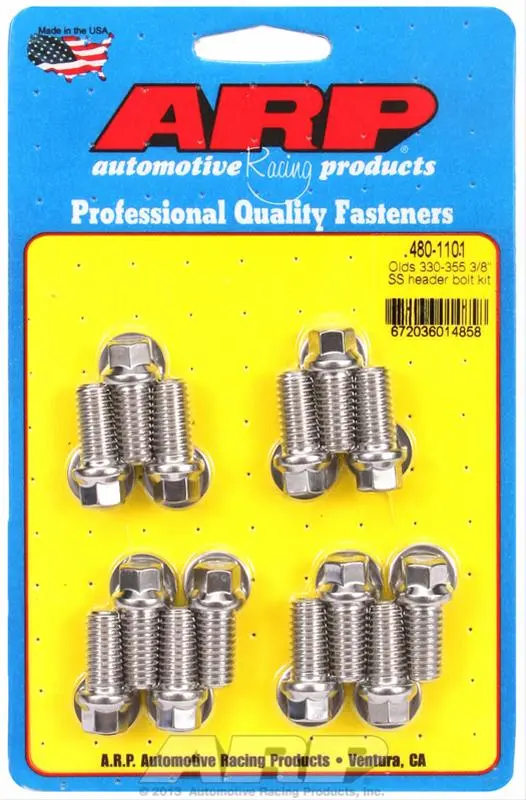 Arp Stainless Steel Header Bolt Set – High-Strength Fasteners 1
