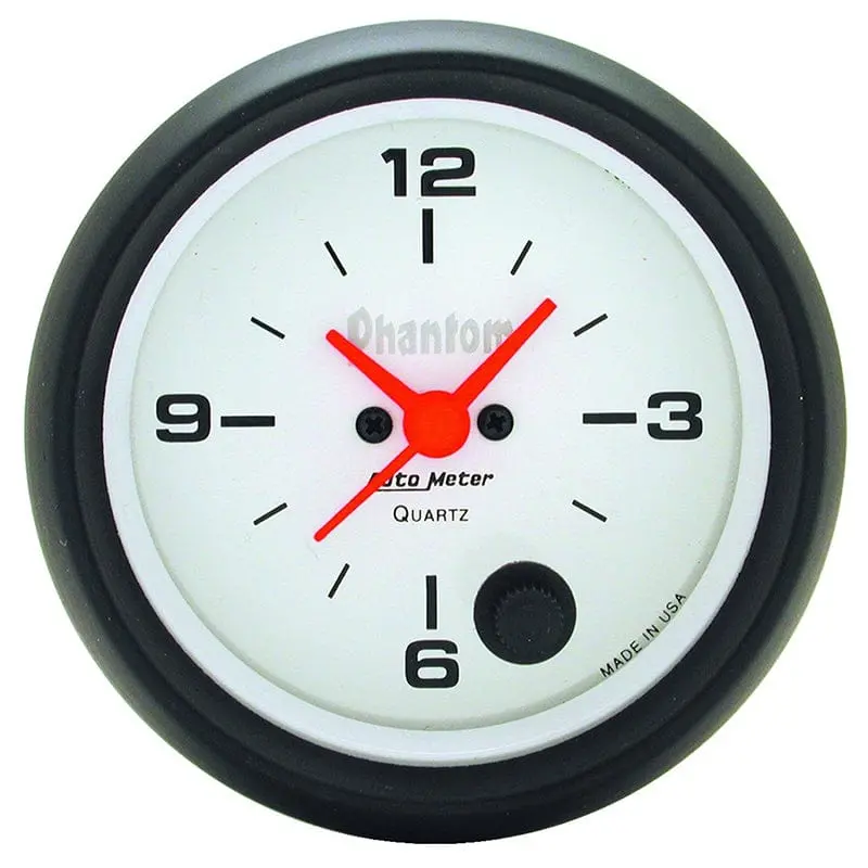 Phantom Series Au5885 Analog Clock – Vintage-Style Dashboard Instrument 1
