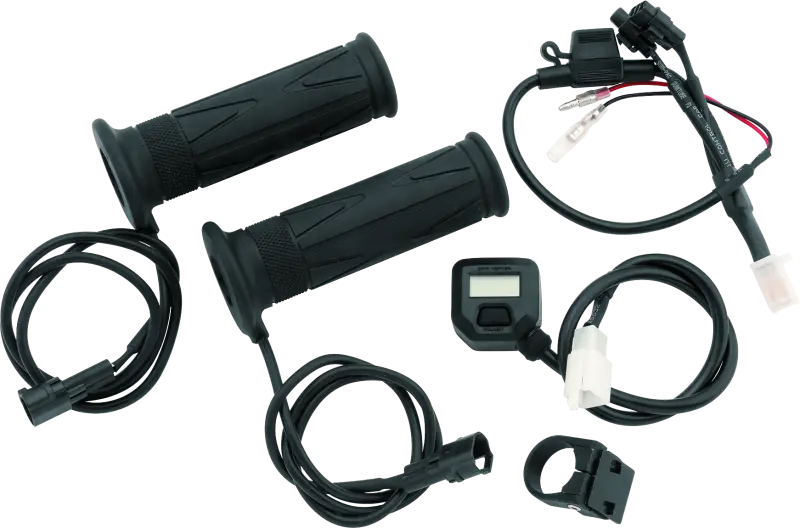 Bikemaster 7/8In Heated Grips W/ Lcd Switch 1