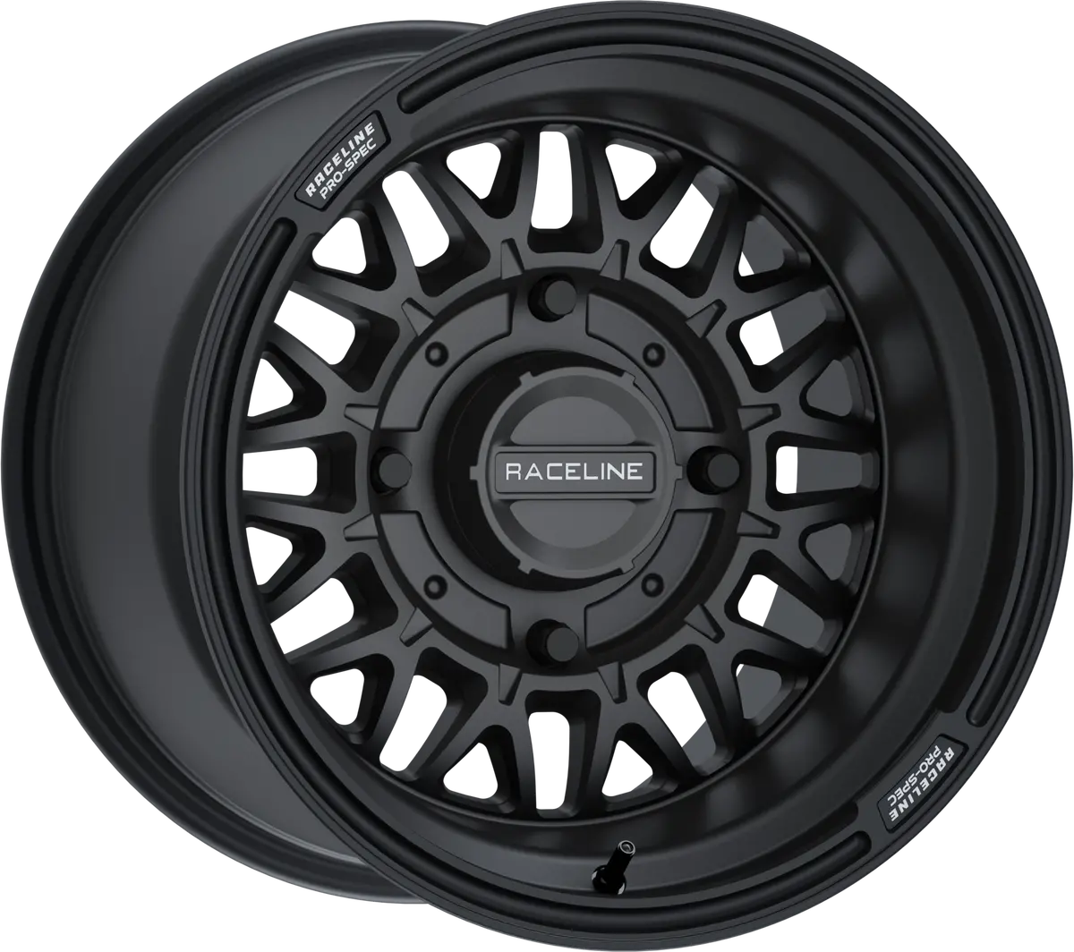 Raceline Omega 15X10 4/137 5+5 (0Mm) Satin Black - 570-2080 1