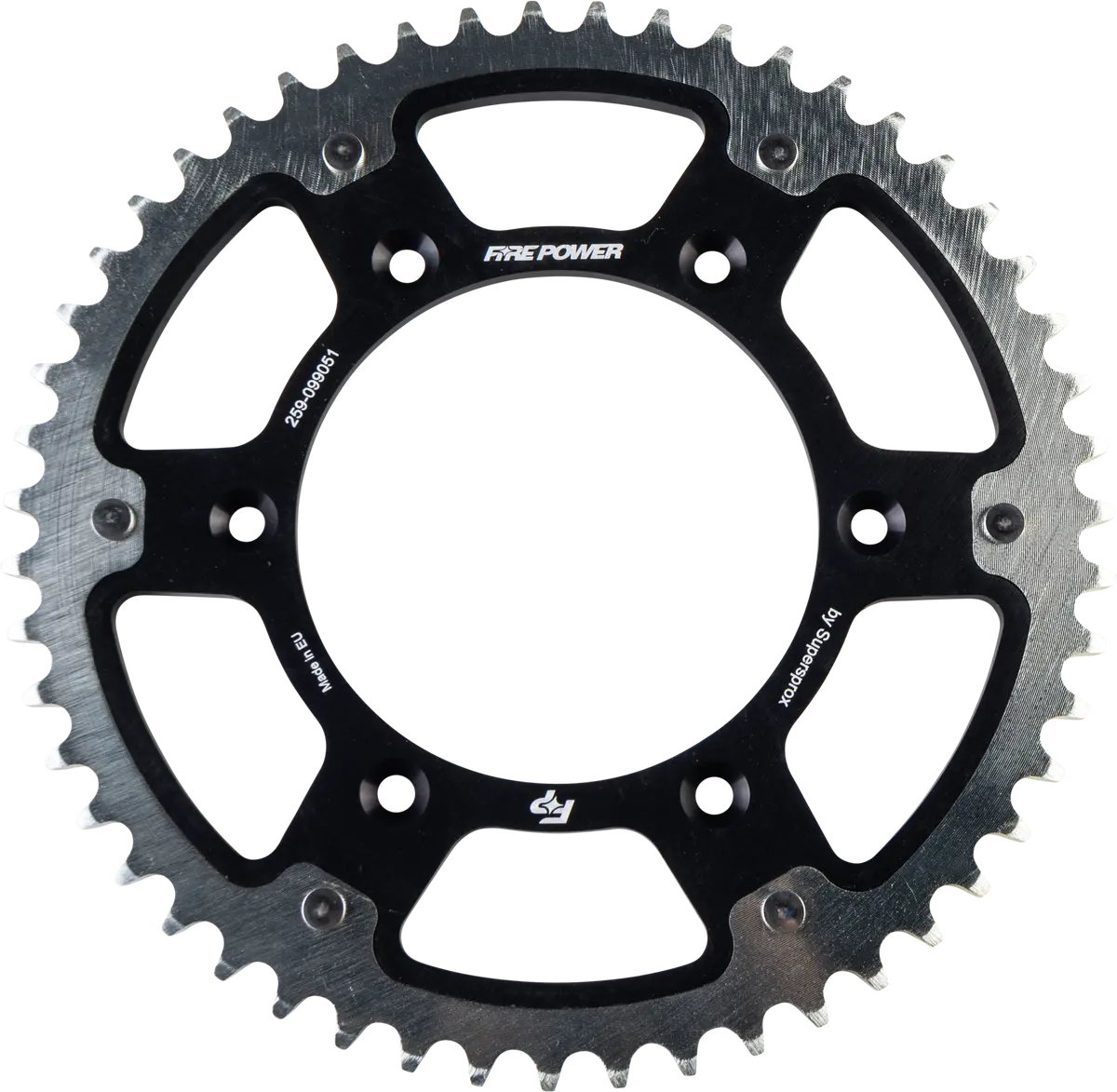 Rear Sprocket Hybrid 51T Blk/Sil - 259-099051 1
