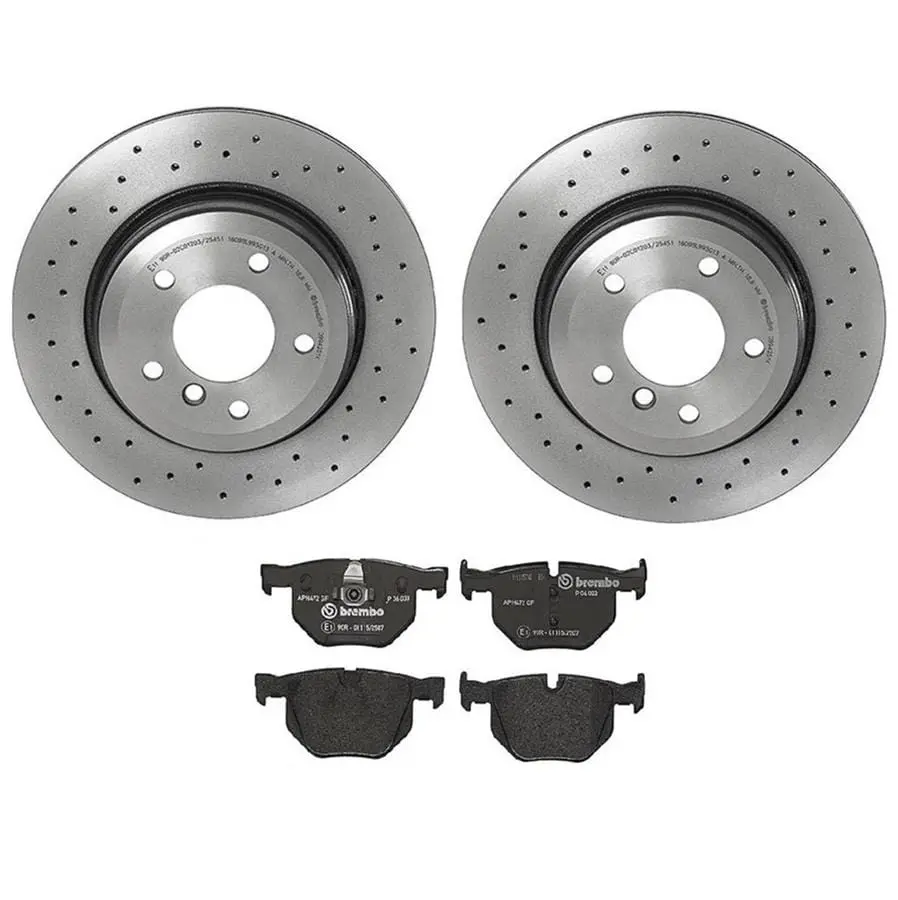 Brembo Ktx4095 Complete Brake Pad And Rotor Replacement Kit 1