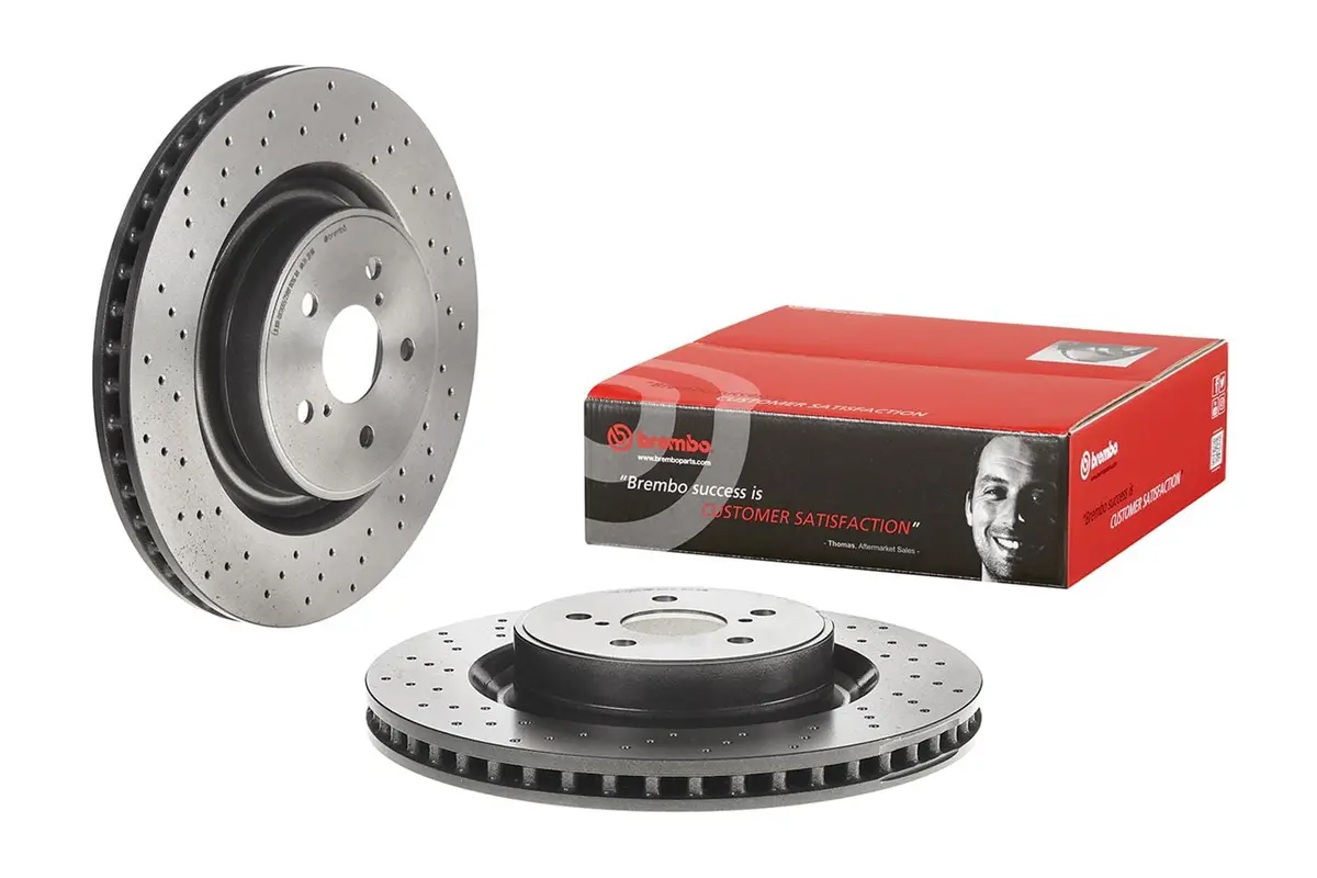 Brembo 09.A300.11 Uv-Coated Premium Brake Rotors – Direct Replacement 1