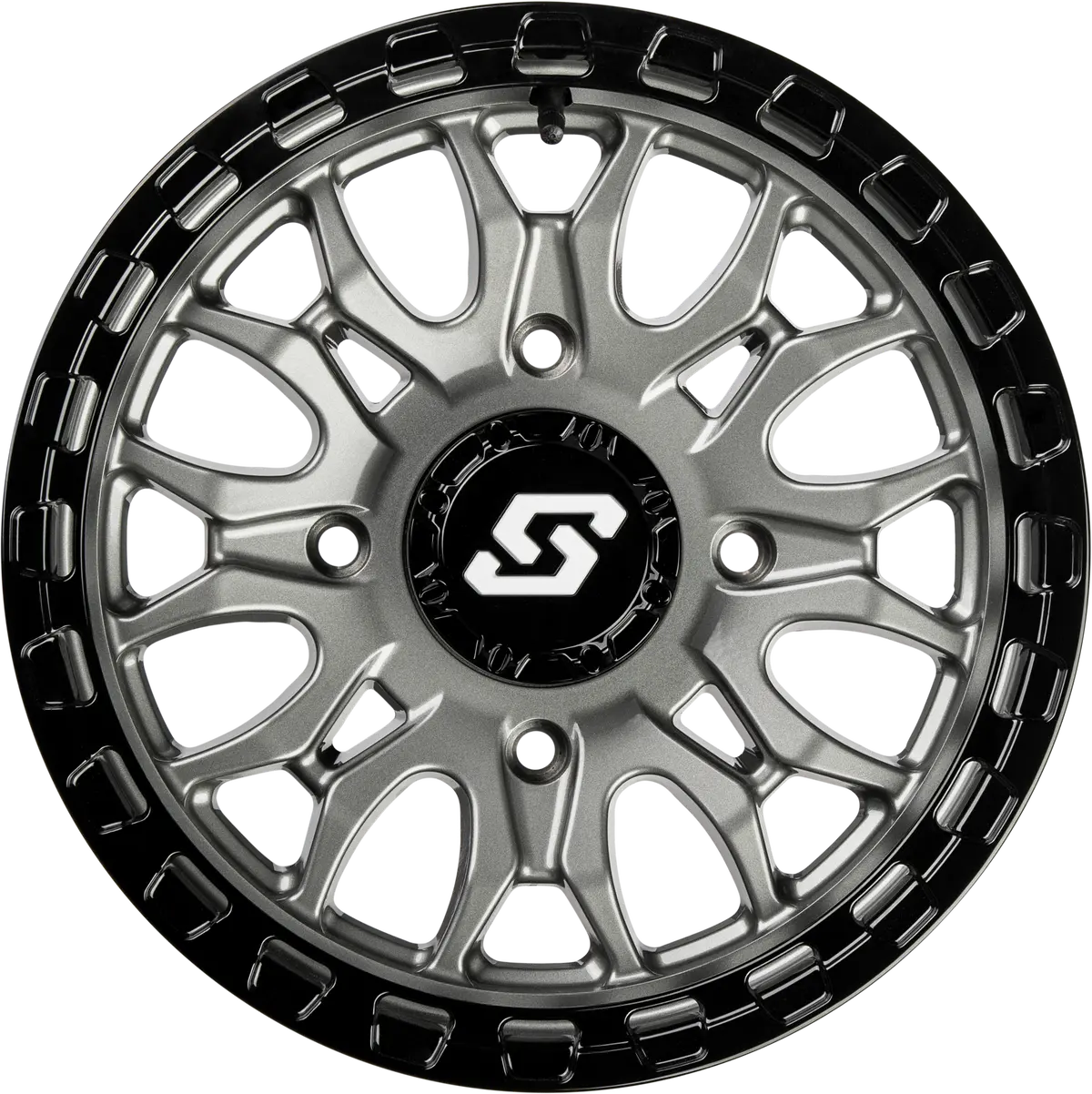 Ignition Wheel 15X7 4/137 +10Mm Gunmetal/Blk - 570-9154 1