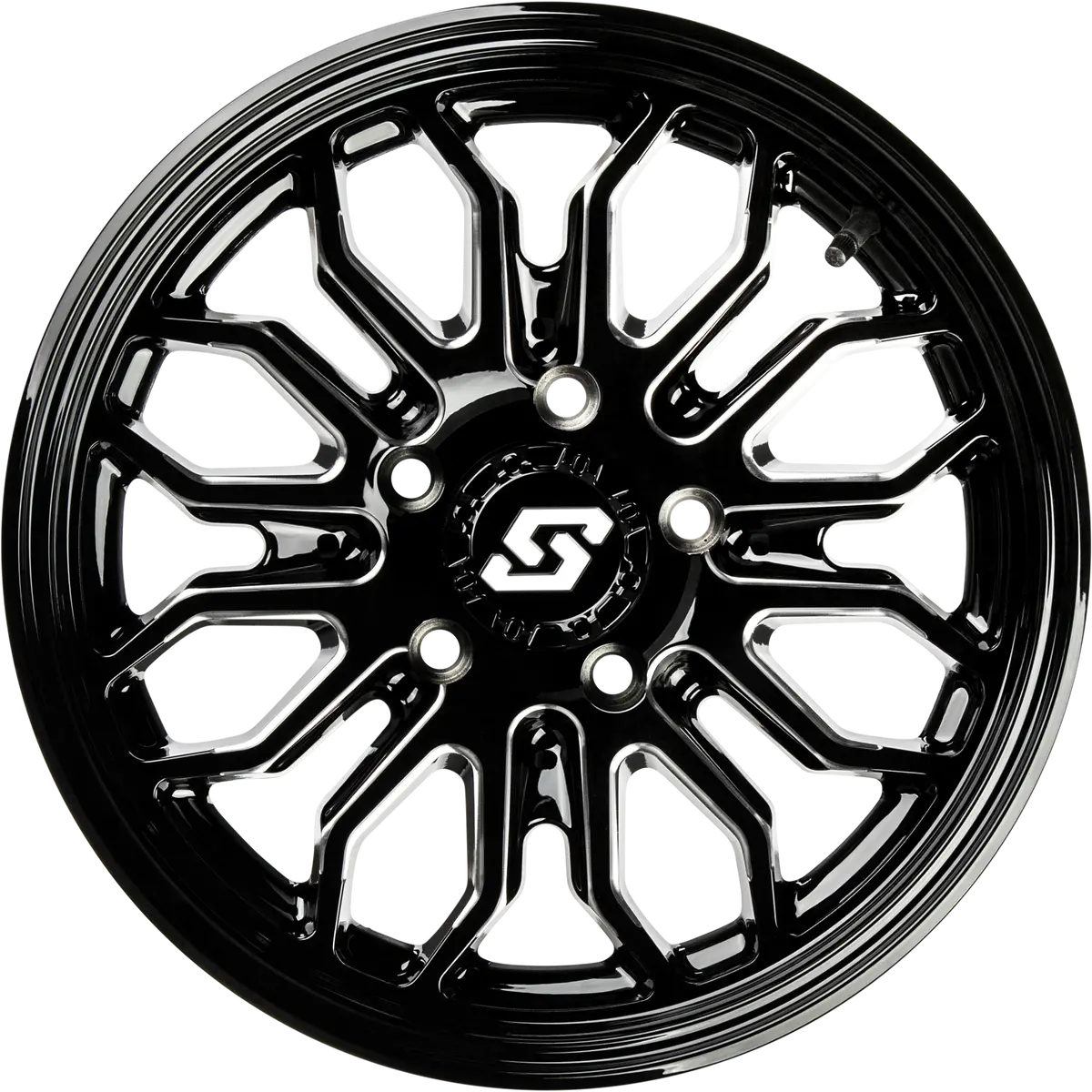 Onyx Wheel 14X7 4/110 -47Mm Blk/Machined - 570-9145 1