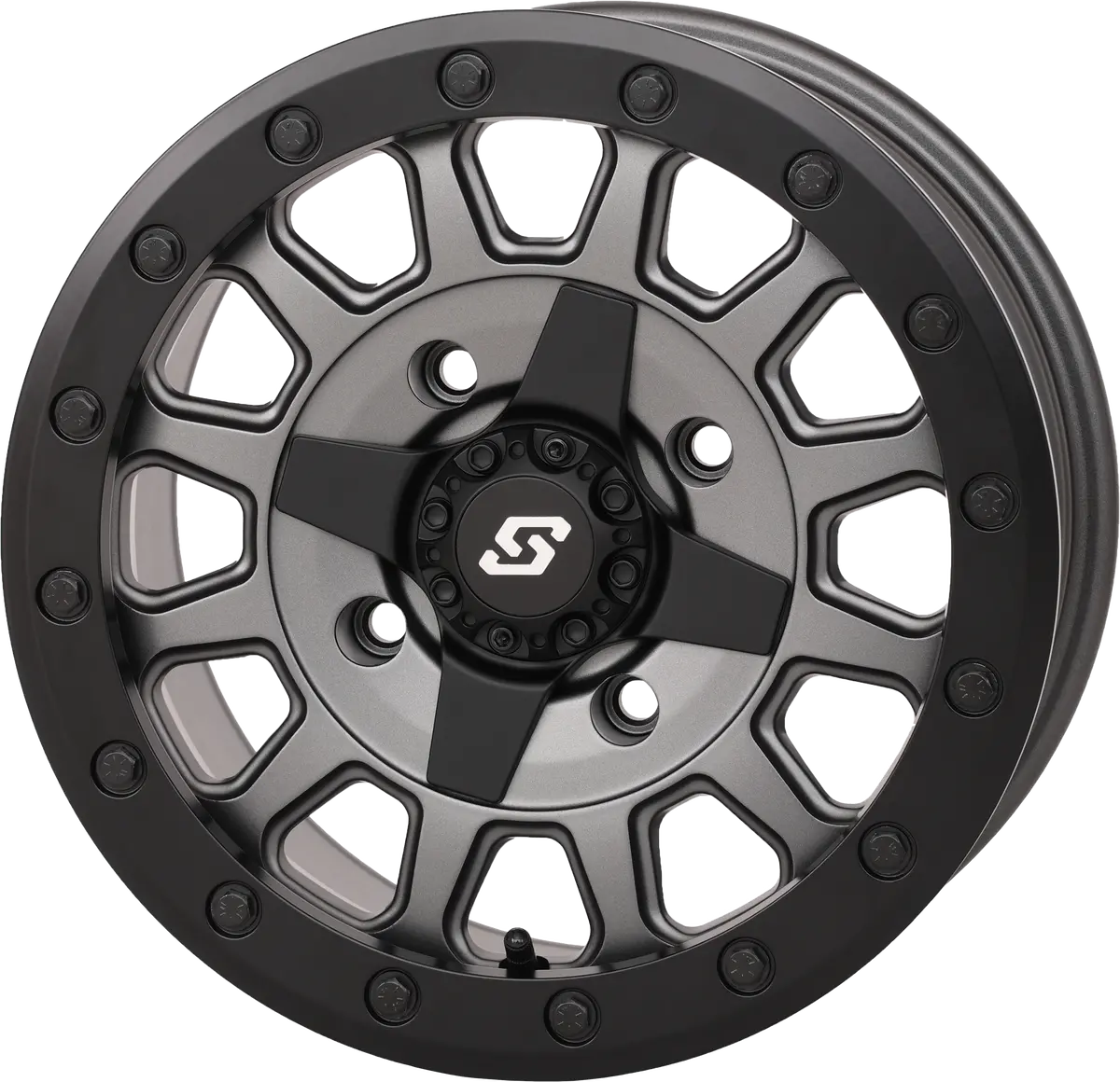 Adapt Dd Wheel 14X7 5+2 4/137 & 4/156 Matte Gnmtl Grey - 570-9121 1