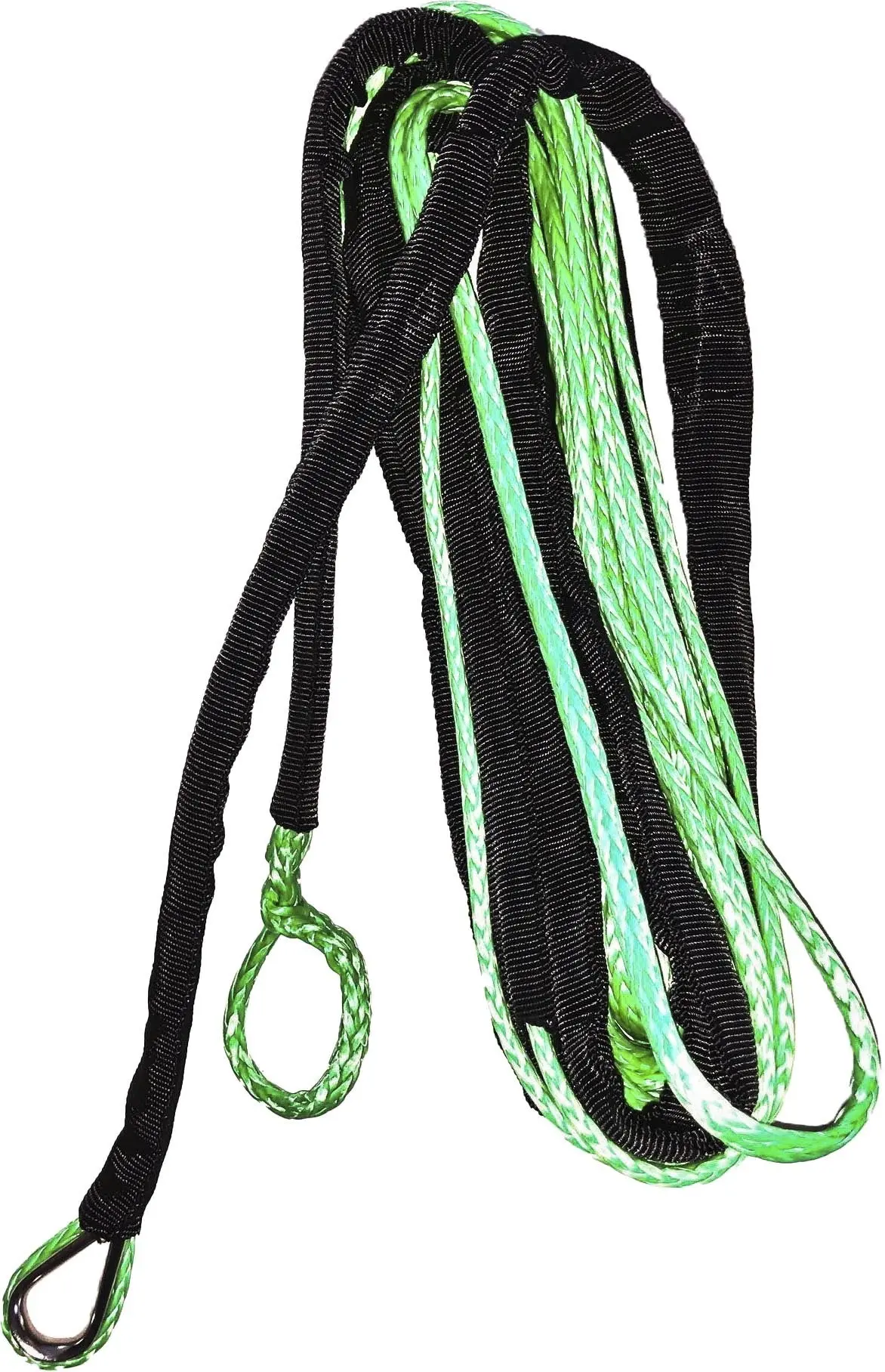 Synthetic Winch Rope 3/16" Diameter X 50 Ft. Green - 57-0674 1