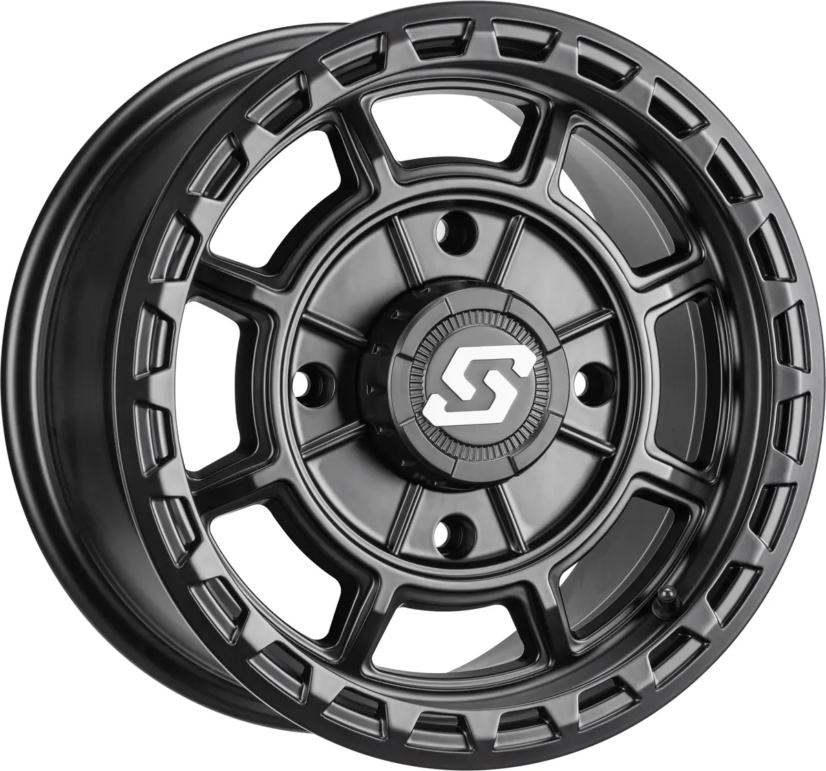 Rift Wheel 14X7 4/156 5+2 (+10Mm) Black - 570-2032 1