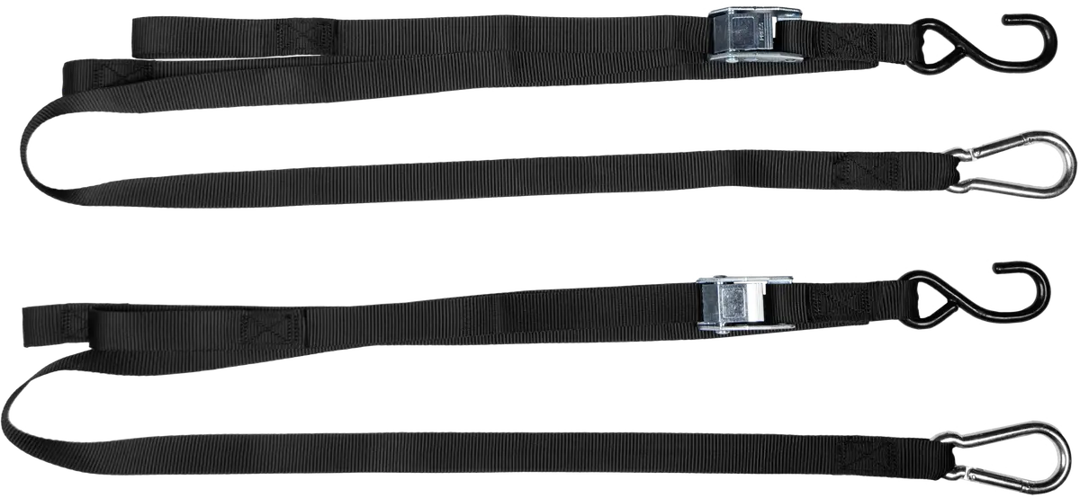 1" X 6' Tie-Down Black 2/Pk - 29-13015 1