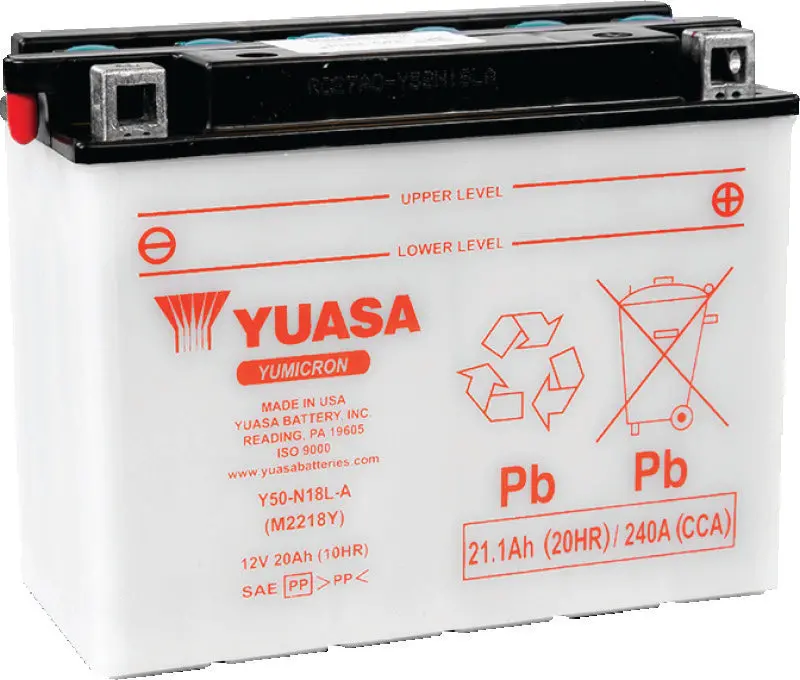 Yuasa Y50-N18l-A Yumicron 12-Volt Battery 1