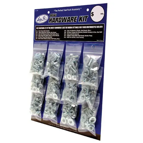Tool Pack Hardware Kit Card Of 12 - 33-1200 1