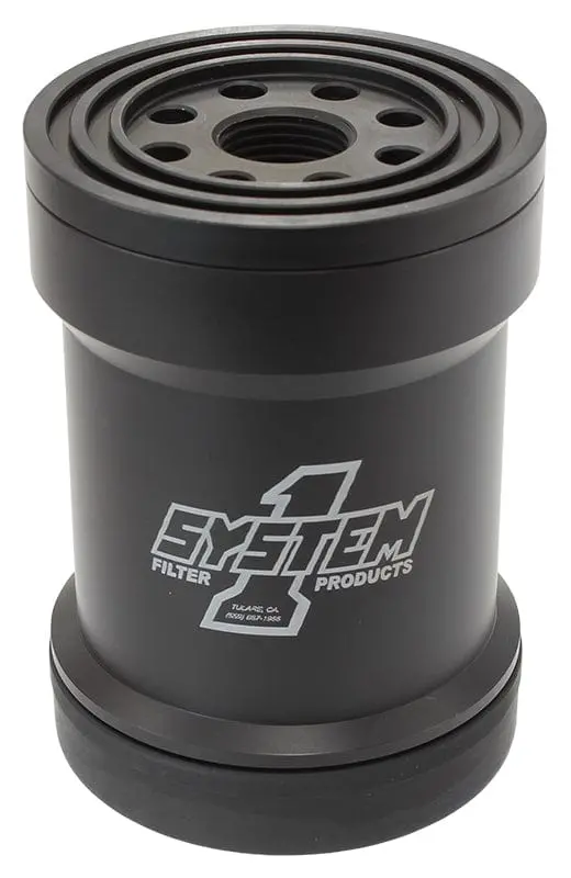 Long Hp6 Billet Oil Filter – 45-Micron Filtration, 1-1/2"-12 Thread, 5-1/4" Length (Sy210-005) 1