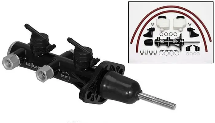 Compact Remote Tandem Master Cylinder Wb260-14241-Bk For Custom Brake Systems 1