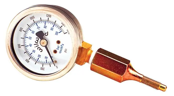 Wilwood Analog Brake Pressure Gauge – 260-0966 With Mounting Hardware 1