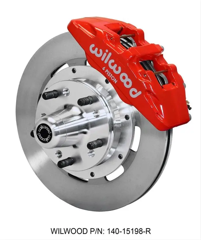 Wilwood 140-15198-R Forged Dynapro 6-Piston Big Brake Front Kit 1