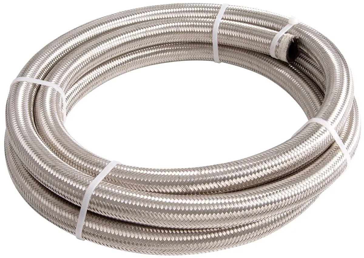 Stainless Steel Braided An Hose — 10-Series, -8 An, 3-Meter Length 1