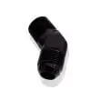 Npt-To-An Adapter Fitting: 45° Elbow, 1/8" Npt To -6 An (Af823-06-02Blk) 1
