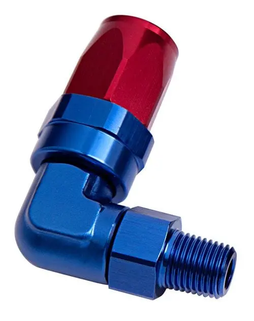 Male Npt To -8An 90° Swivel Hose Fitting – 1/2" Tapered Thread (Af829-08-08) 1