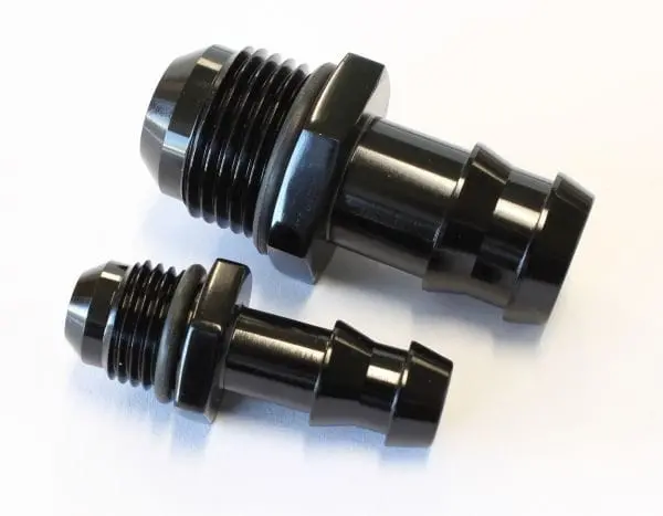 Ls Power Steering Reservoir Replacement Fittings – Af59-1020Blk, Black Anodized Hardware 1
