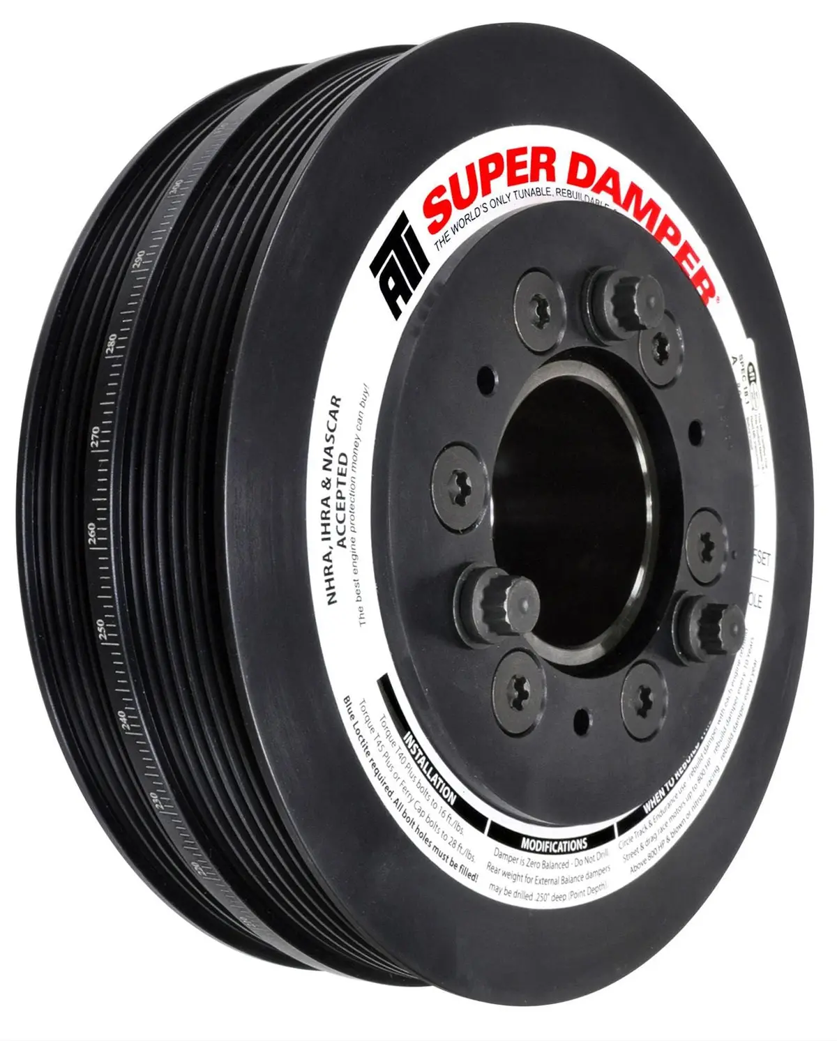 Ati Super Damper Supercharged Harmonic Balancer – Lightweight Aluminum Design 1