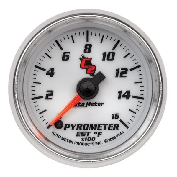 Autometer C2 Series Analog Performance Gauges – 7144 Single-Pod Configuration 1