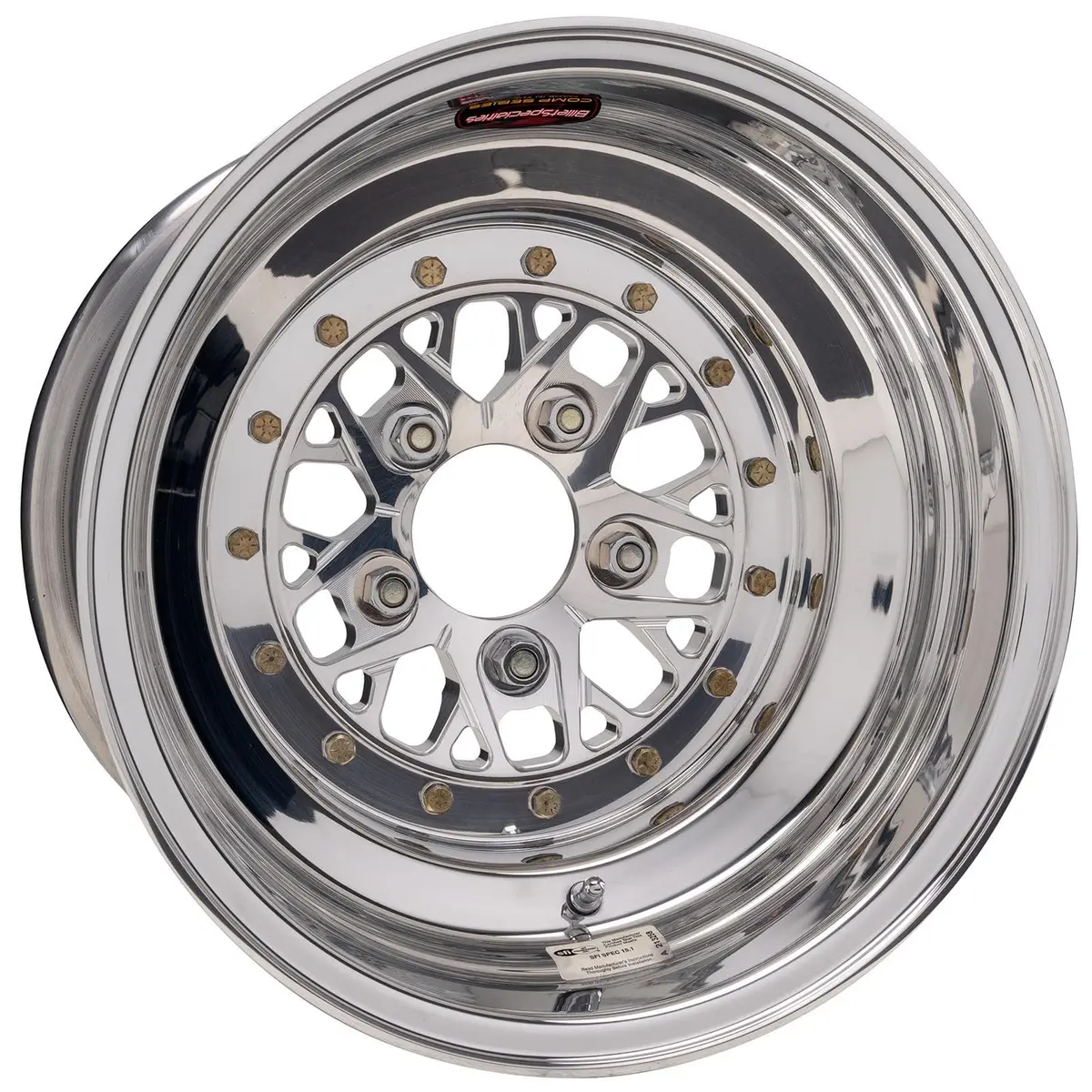 Billet Specialties Csb085167335 Custom Wheel – 16" X 7" Polished Aluminum Rim 1