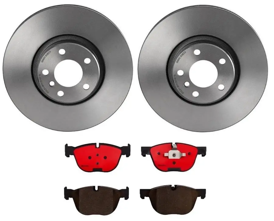 Brembo Premium Brake Kit — Disc Rotor And Ceramic Pad Combo (Kit Kt00014) 1