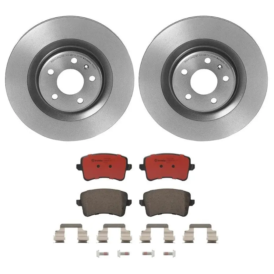 Brembo Kt00A07 Direct-Fit Brake Pad And Rotor Kit 1