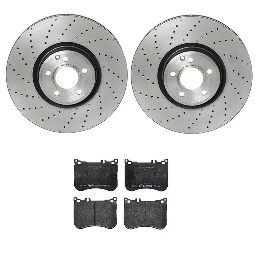 Brembo Heavy-Duty Brake Kit: Pads & Rotors — Kt04454 1