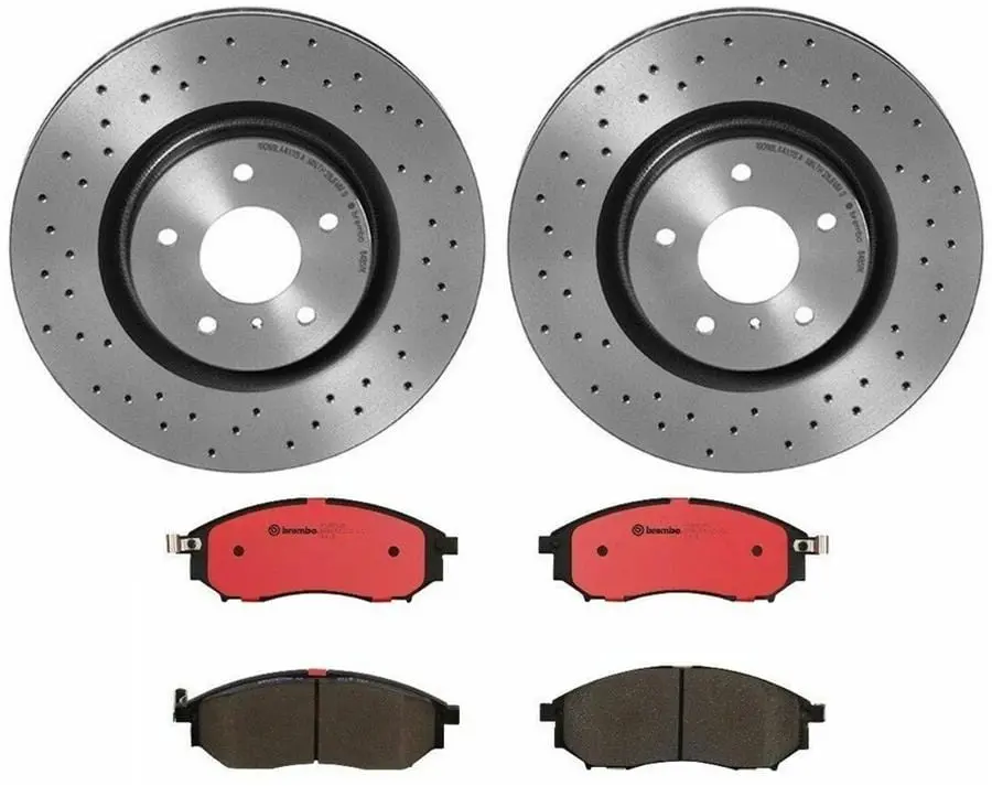 Brembo Ktx0012 Brake Pad And Rotor Kit 1