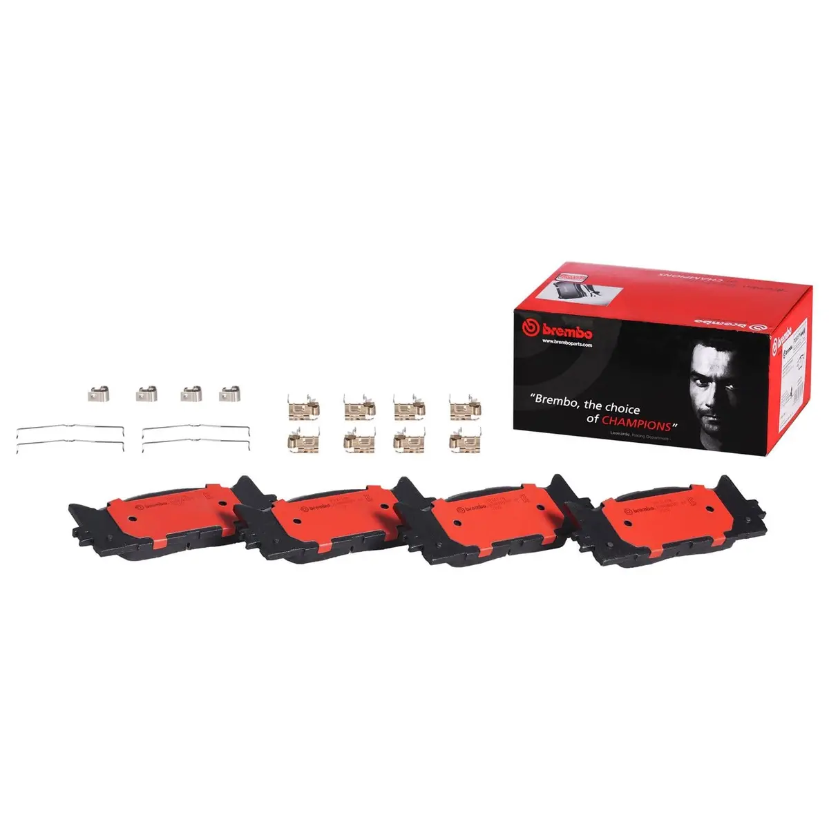 Brembo P83117N Ceramic Brake Pads – Nao Formulation For Quiet, Low-Dust Stopping Power 1