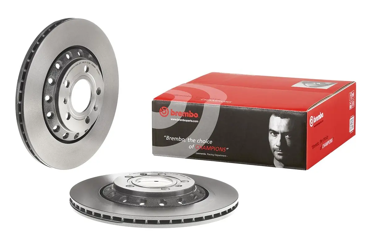 Brembo Uv-Coated Premium Brake Rotors – Front/Rear, Part #09.A269.11 1