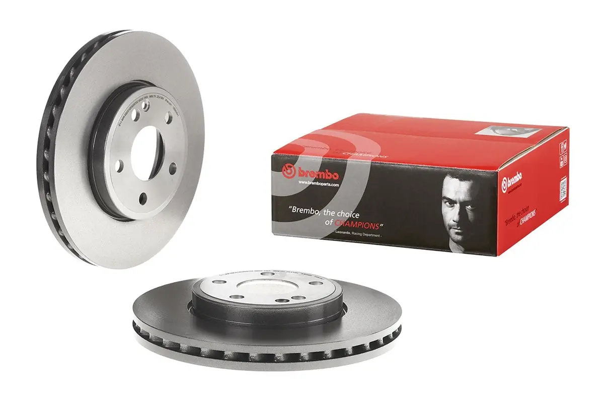 Brembo 09.B436.41 Uv-Coated Premium Brake Rotors 1