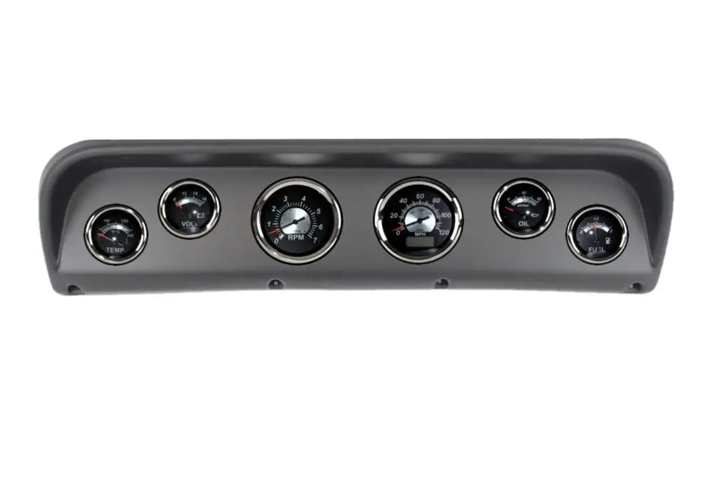 Classic Dash Analog Gauge Kit With Custom Instrument Cluster Assembly 1