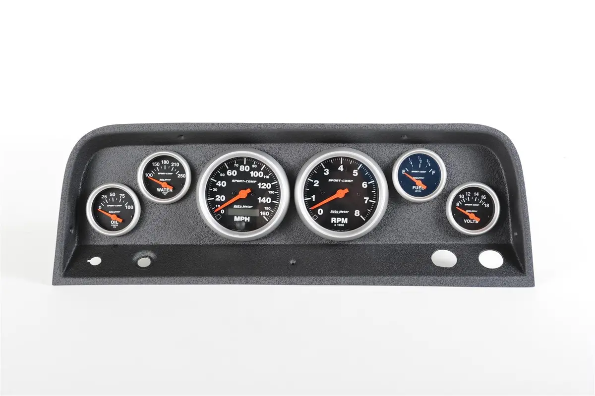 Classic Thunder Road 107641011 Instrument Panel – Pre-Wired With Autometer Gauges 1
