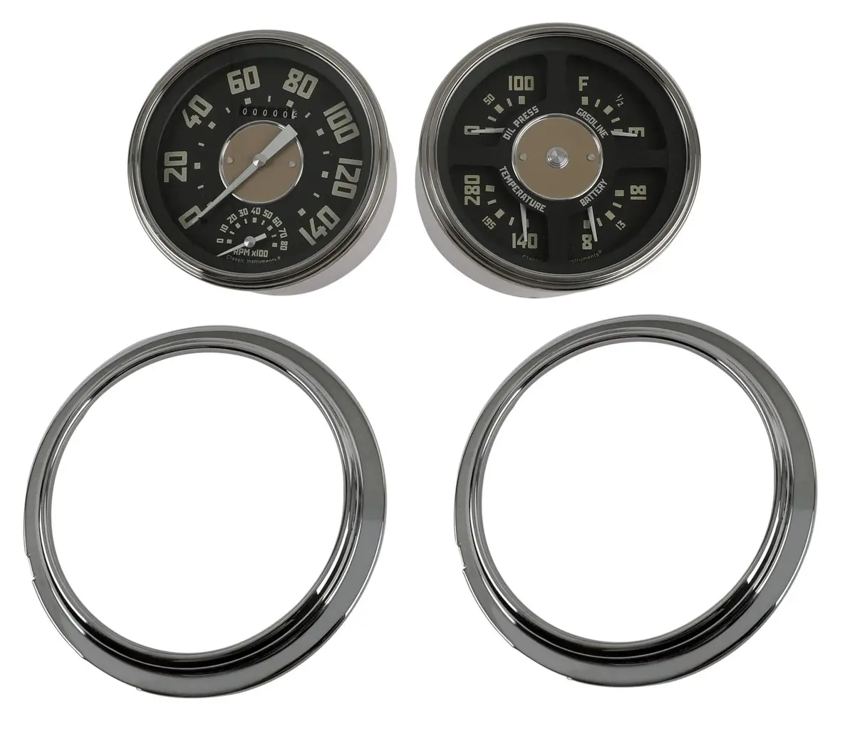 1947–1953 Chevy Pickup Gauge Set – Classic Instruments Ct47Oe62-Gm 1